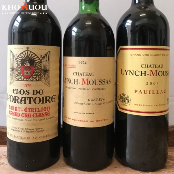 Rượu vang Pháp Chateau Lynch Moussac khoruou