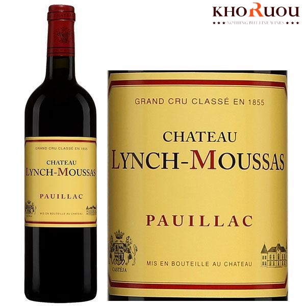 Rượu vang Pháp Chateau Lynch Moussac khoruou