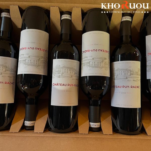 Rượu vang Pháp Château Puy Razac Saint Emilion Grand Cru khoruou