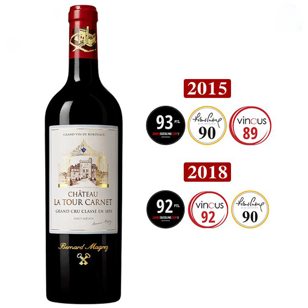 Rượu Vang Pháp Chateau La Tour Carnet 4th Growth Grand Cru Classe
