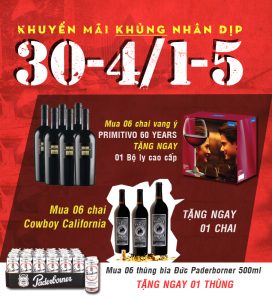 Purple Cowboy - khuyến mãi “khủng” dịp 30/4 – 1/5