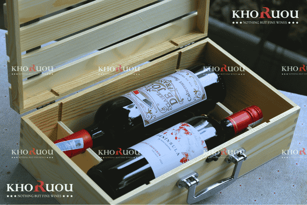 Cách chọn rượu vang Pháp có hộp làm quà biếu