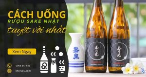 cách uống rượu sake