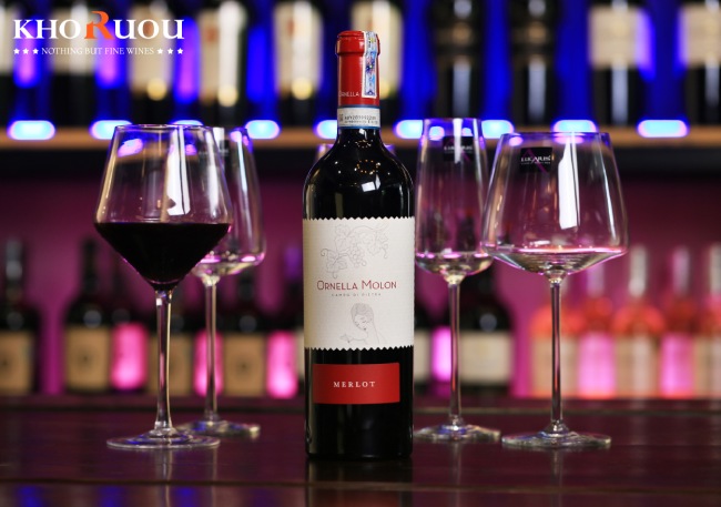 Rượu vang Ý Ornella Molon MERLOT 2016