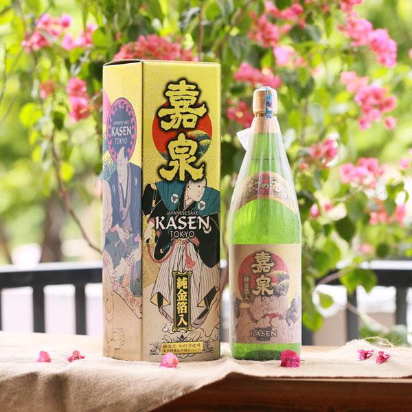 Rượu Sake Vảy Vàng Tamura Shuzojo Kasen Regular Gold