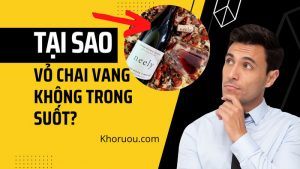 vỏ chai vang không trong suốt