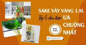 rượu sake vảy vàng 1.8l