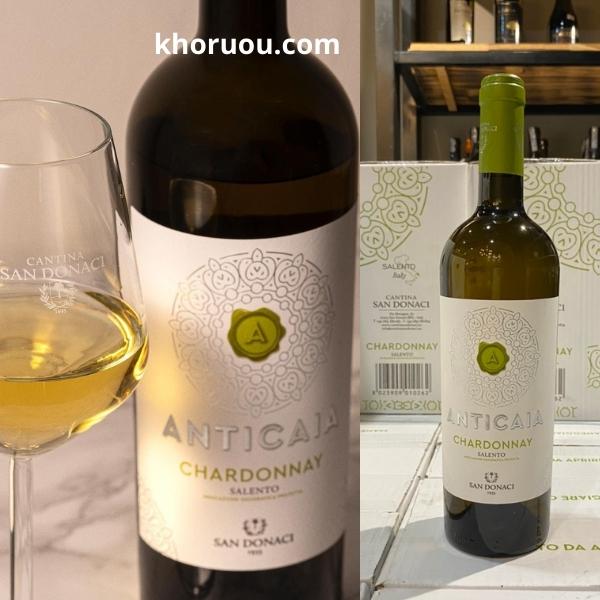 Rượu Vang Ý Anticaia Chardonnay Bianco Salento