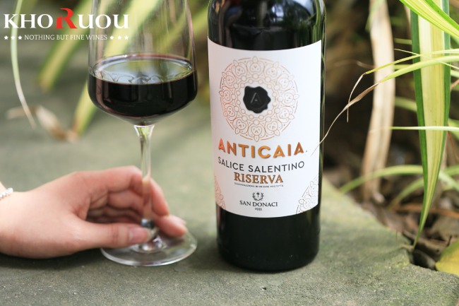 Rượu vang Ý Anticaia Salice Salentino Riserva