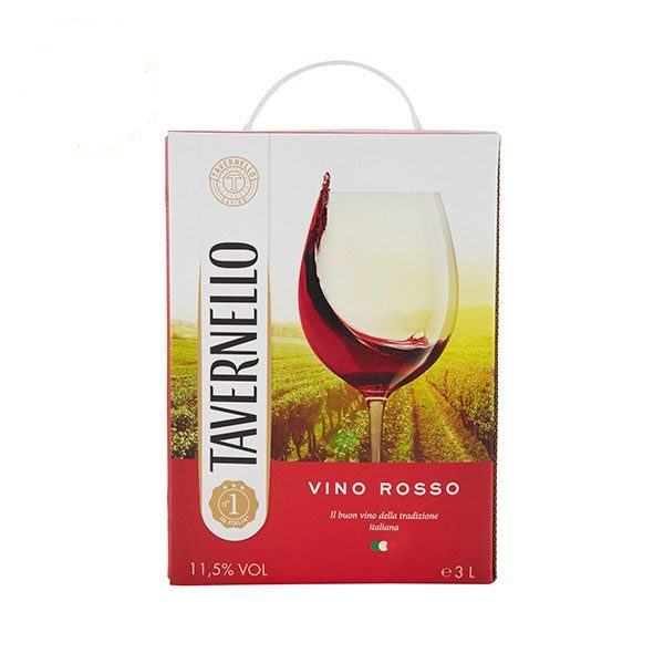 Rượu Vang Bịch Tavernello Vino Rosso - 3L