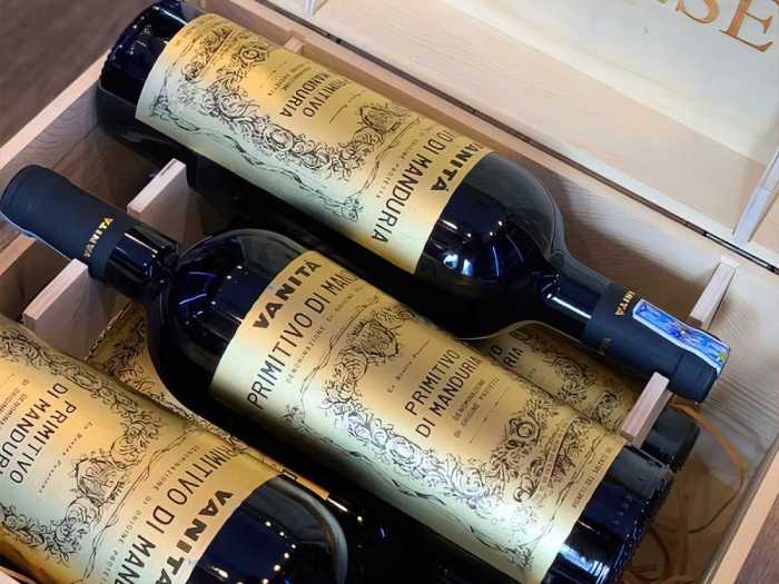 Rượu Vang Ý Vanita Primitivo Di Manduria Vendemmia