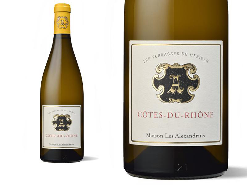Rượu Vang Pháp Les Terrasses De L’eridan Cotes Du Rhone Blanc