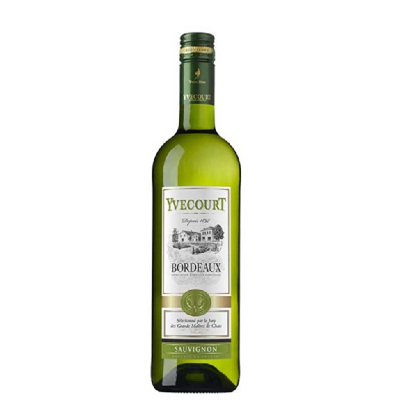 Rượu vang Pháp Yvecourt Bordeaux Blanc