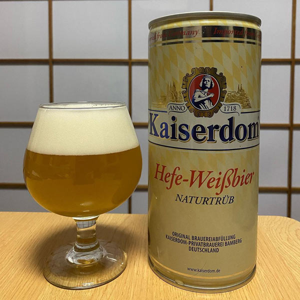 Bia Đức Kaiserdom Hefe Weissbier 4.7% - thùng 12 lon 1000ml