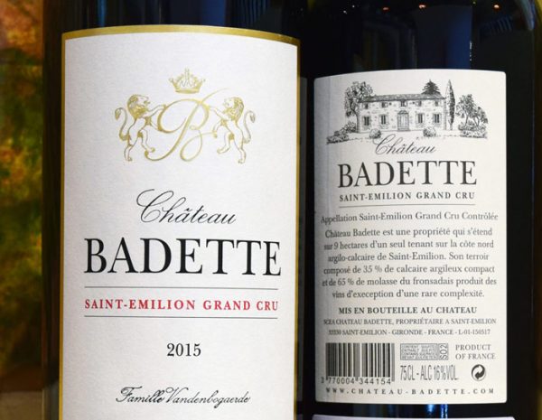 Rượu Vang Pháp Chateau Badette Saint Emilion Grand Cru