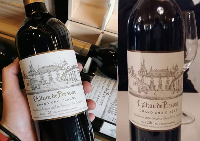 Rượu Vang Pháp Chateau de Pressac Grand Cru Classe