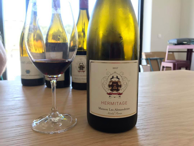 Rượu Vang Pháp Maison Les Alexandrins Hermitage Blanc