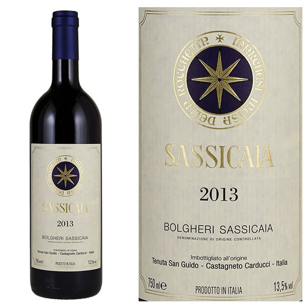 Rượu vang Ý Bolgheri Sassicaia