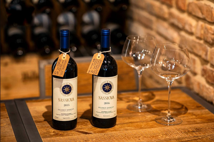 Rượu vang Ý Bolgheri Sassicaia