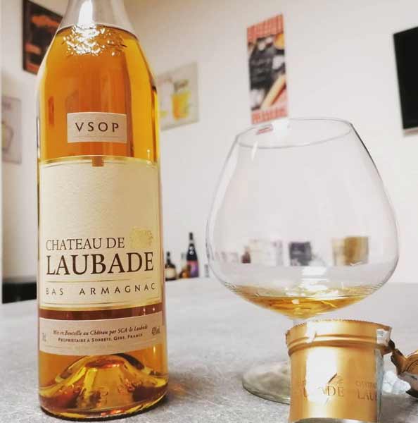 Rượu Brandy Pháp Chateau de Laubade VSOP Bas-Armagnac