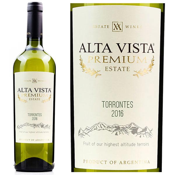 Rượu vang Argentina Alta Vista Premium Torrontes 