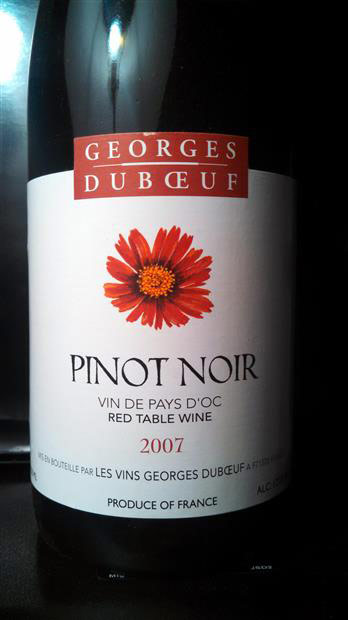 Rượu vang Pháp Georges Duboeuf Pinot Noir