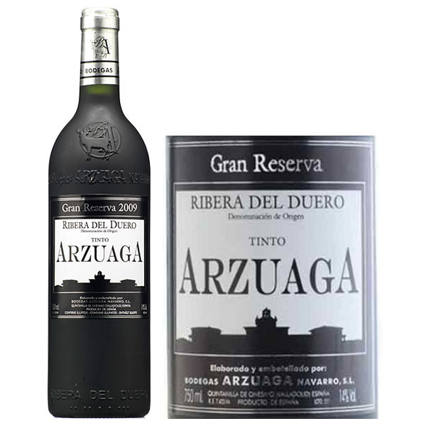 Rượu vang Tây Ban Nha Arzuaga Tinto Gran Reserva