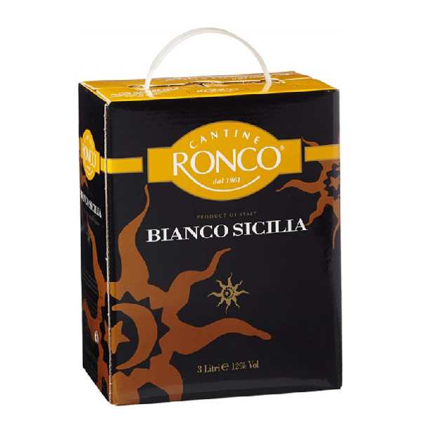 Rượu vang Ý Ronco Sicilia BIBS White