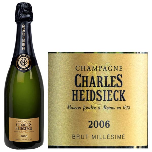 Rượu Champagne Pháp Charles Heidsieck Brut Millésimé