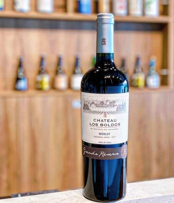 Rượu Vang Chile Chateau Los Boldos Merlot Vieilles Vignes
