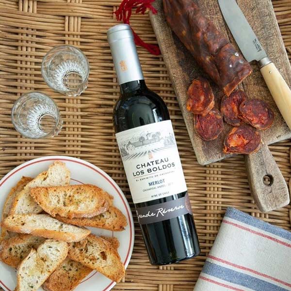 Rượu Vang Chile Chateau Los Boldos Merlot Vieilles Vignes