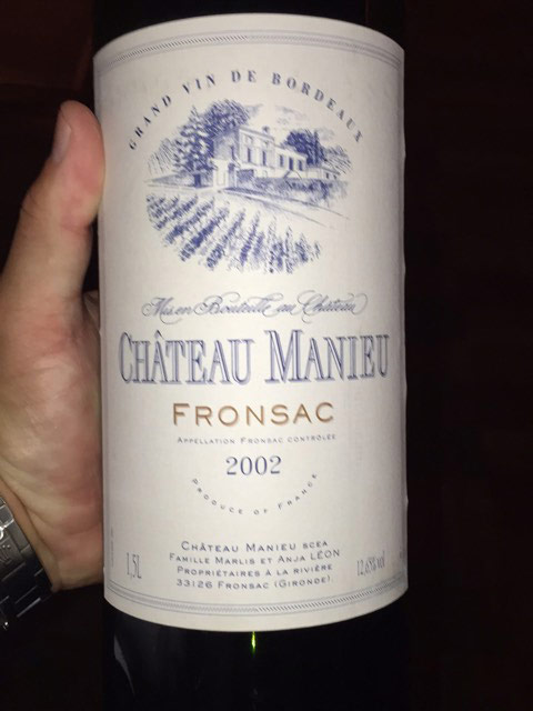 Rượu Vang Pháp Chateau Manieu Fronsac