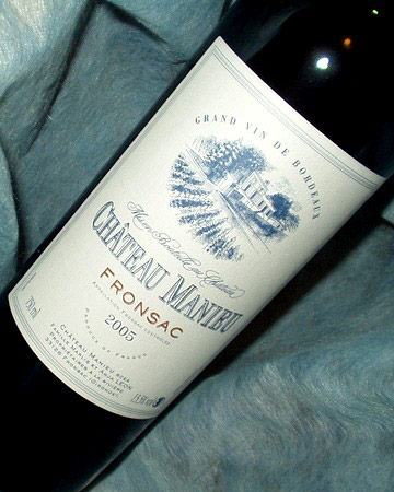 Rượu Vang Pháp Chateau Manieu Fronsac