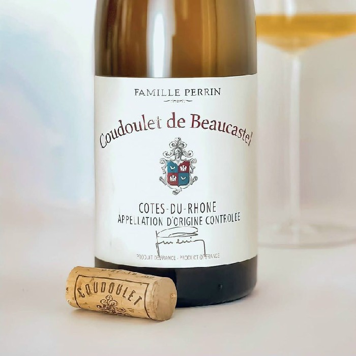 Rượu vang Pháp Coudoulet de Beaucastel Blanc