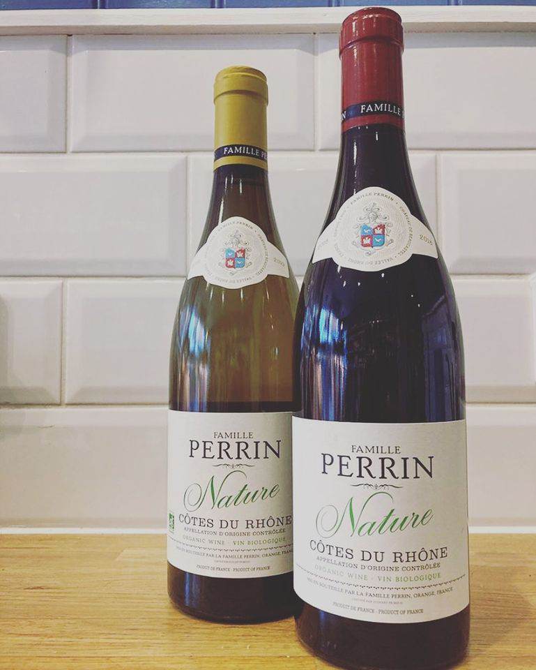 Rượu vang Pháp Famille Perrin Nature Côtes-du-Rhône Blanc