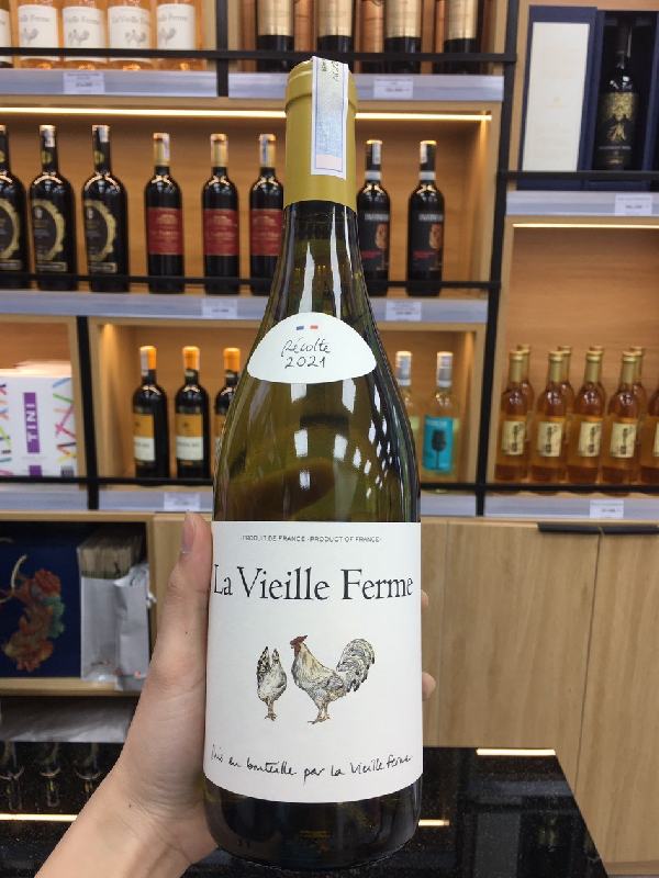 Rượu vang Pháp La Vieille Ferme Blanc