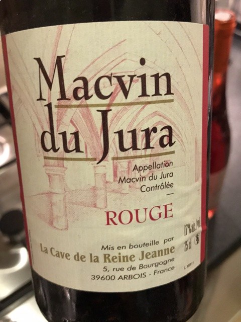 Rượu vang Pháp Macvin du Jura Rouge 2009