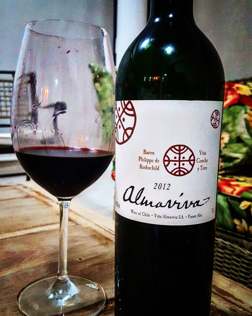 Rượu vang Chile Almaviva 2012
