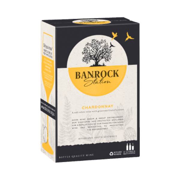 Rượu vang Úc BIB Banrock Station Chardonnay 2023