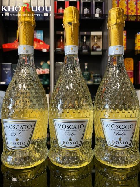 Rượu vang Ý Moscato Bosio Sparkling