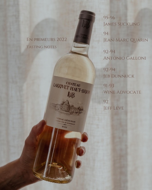 Rượu vang Pháp Chateau Larrivet Haut Brion Blanc 2014