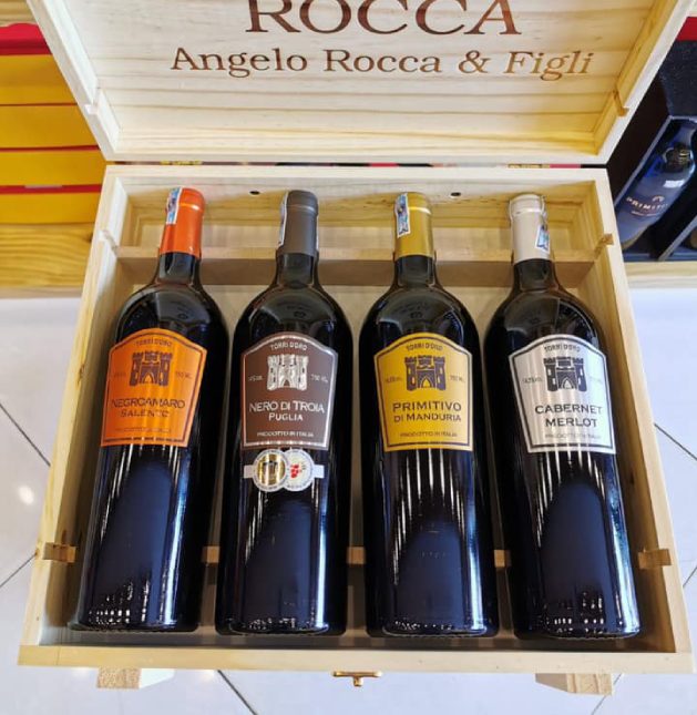 Rượu vang Ý Torri d’oro Salento Puglia Nero Di Troia