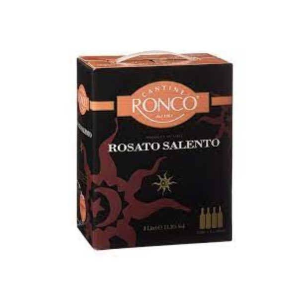 Rượu Vang Bịch Ý Ronco Salento Rosato BIBS