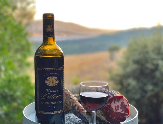 Rượu vang Pháp Chateau Destieux 2016