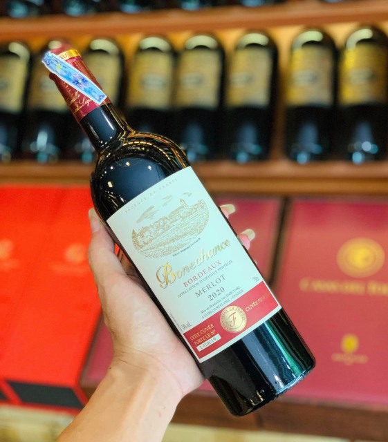 Rượu Vang Pháp Bonechance Merlot VDP D’Oc