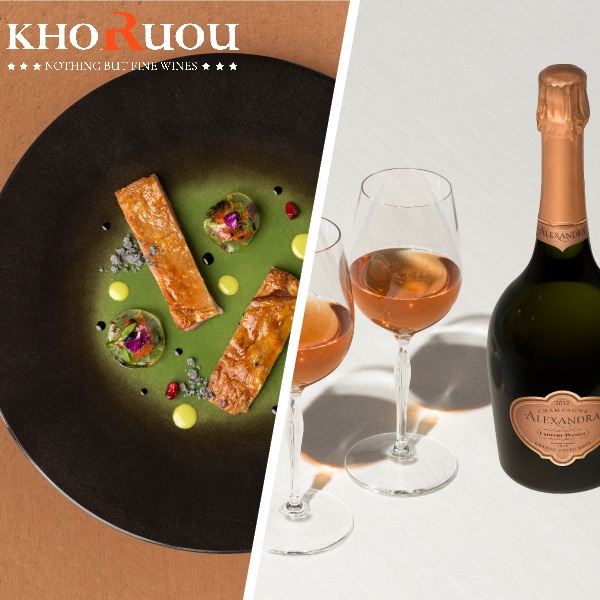 Rượu Champagne Pháp Laurent-Perrier Alexandra Grande Cuvée Rosé khoruou