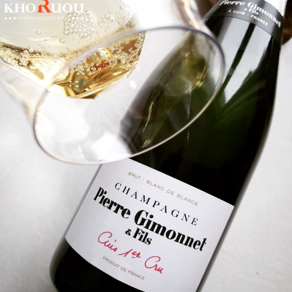 Rượu Champagne Pháp Pierre Gimonnet Brut Cuis Premier Cru khoruou