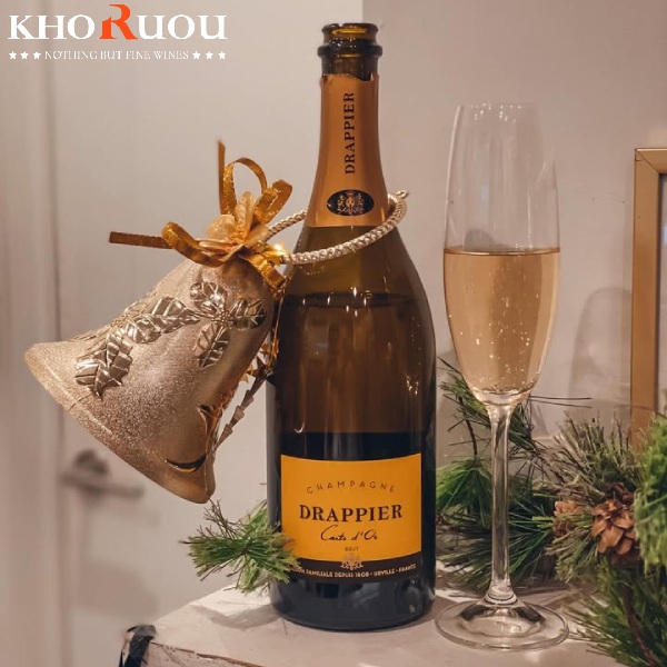 Rượu Champagne Pháp Drappier Brut Carte d'Or khoruou