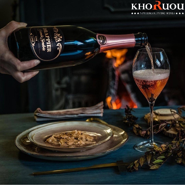 Rượu Champagne Pháp Drappier La Grande Sendrée Rosé khoruou