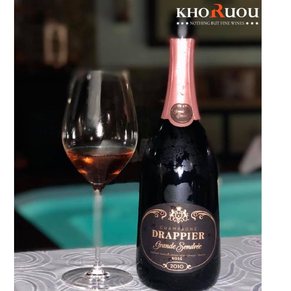 Rượu Champagne Pháp Drappier La Grande Sendrée Rosé khoruou